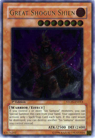 Great Shogun Shien [STON-EN013] Ultimate Rare | Odin's Place