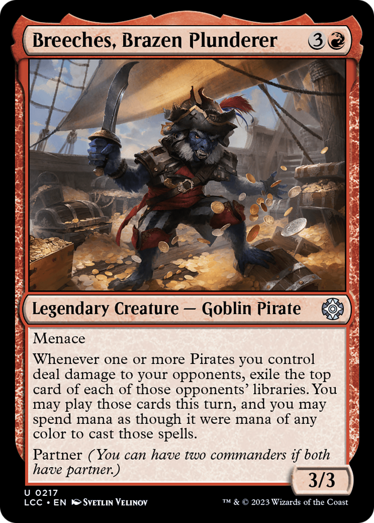 Breeches, Brazen Plunderer [The Lost Caverns of Ixalan Commander] | Odin's Place