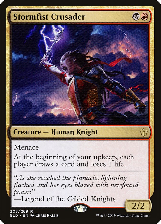 Stormfist Crusader [Throne of Eldraine] | Odin's Place