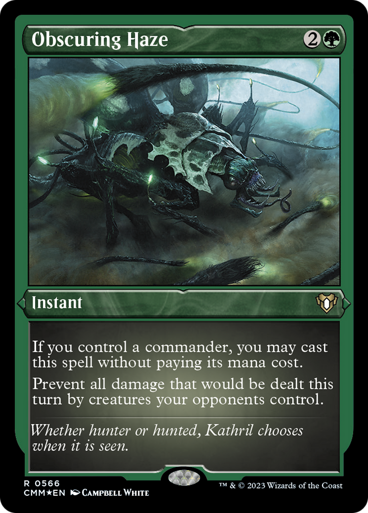 Obscuring Haze (Foil Etched) [Commander Masters] | Odin's Place