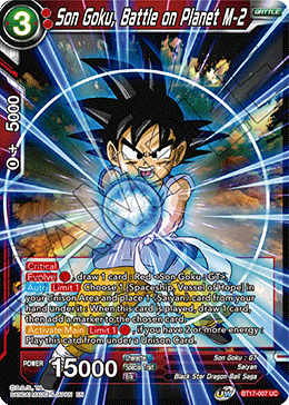 Son Goku, Battle on Planet M-2 (BT17-007) [Ultimate Squad] | Odin's Place
