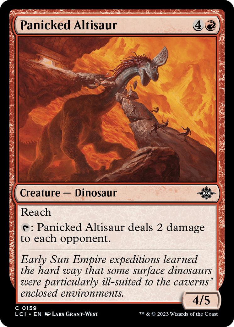 Panicked Altisaur [The Lost Caverns of Ixalan] | Odin's Place