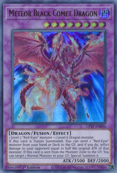 Meteor Black Comet Dragon [GFTP-EN096] Ultra Rare | Odin's Place