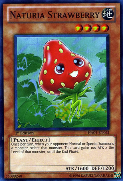 Naturia Strawberry [HA04-EN021] Super Rare | Odin's Place