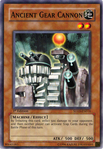 Ancient Gear Cannon [SD10-EN016] Common | Odin's Place
