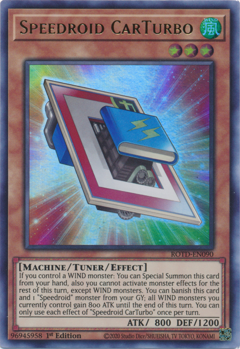 Speedroid CarTurbo [ROTD-EN090] Ultra Rare | Odin's Place