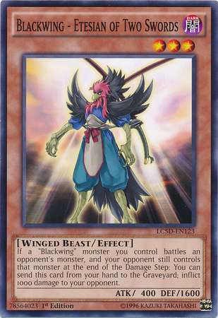 Blackwing - Etesian of Two Swords [LC5D-EN123] Common | Odin's Place