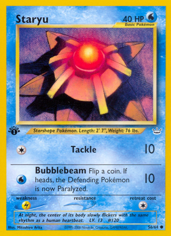 Staryu (56/64) [Neo Revelation 1st Edition] | Odin's Place