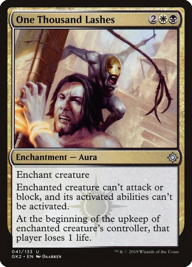 One Thousand Lashes (41) [Ravnica Allegiance Guild Kit] | Odin's Place