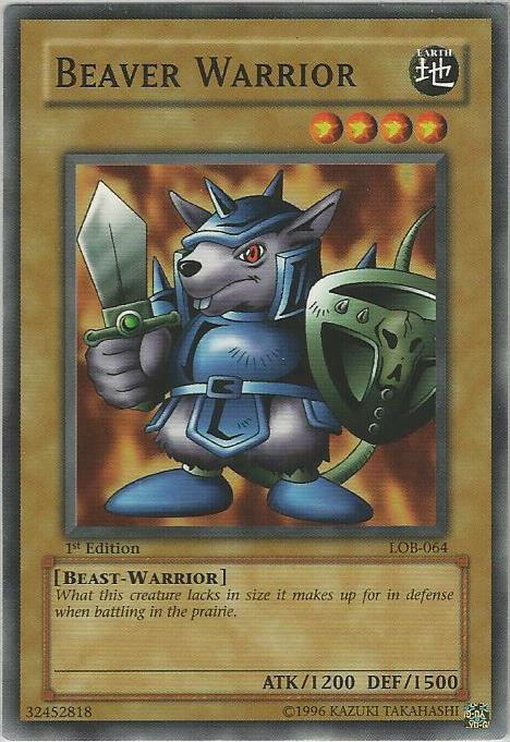 Beaver Warrior [LOB-064] Common | Odin's Place