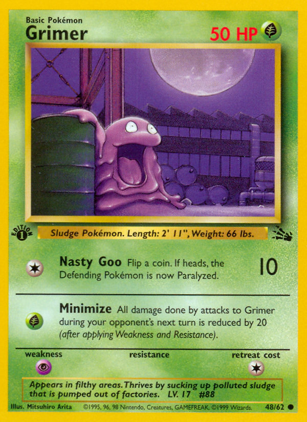 Grimer (48/62) [Fossil 1st Edition] | Odin's Place