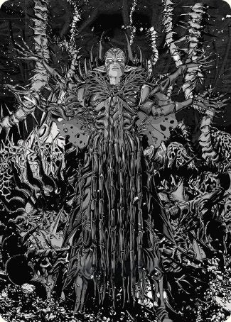 Nissa, Ascended Animist Art Card [Phyrexia: All Will Be One Art Series] | Odin's Place