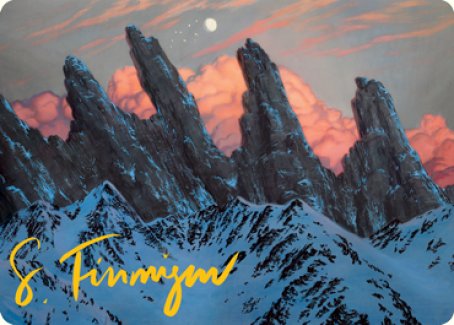 Mountain (275) Art Card (Gold-Stamped Signature) [Dungeons & Dragons: Adventures in the Forgotten Realms Art Series] | Odin's Place
