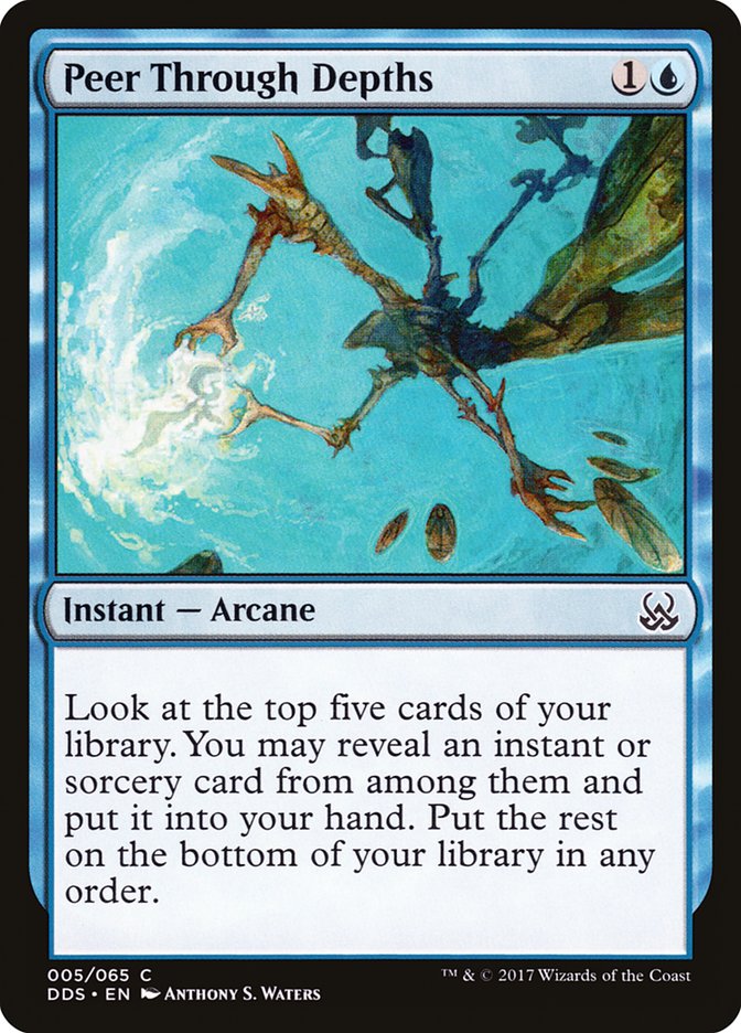 Peer Through Depths (5) [Duel Decks: Mind vs. Might] | Odin's Place