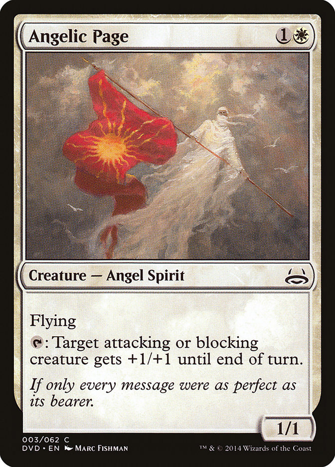 Angelic Page (3) (Divine vs. Demonic) [Duel Decks Anthology] | Odin's Place