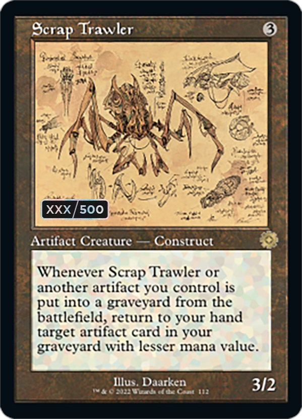Scrap Trawler (Retro Schematic) (Serialized) [The Brothers' War Retro Artifacts] | Odin's Place