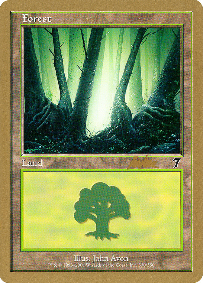 Forest (bk330) (Brian Kibler) [World Championship Decks 2002] | Odin's Place