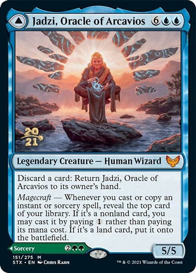 Jadzi, Oracle of Arcavios // Journey to the Oracle [Strixhaven: School of Mages Prerelease Promos] | Odin's Place