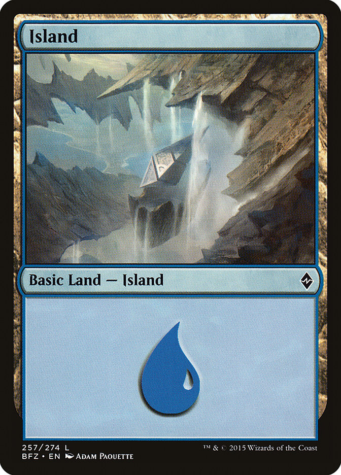 Island (257) [Battle for Zendikar] | Odin's Place