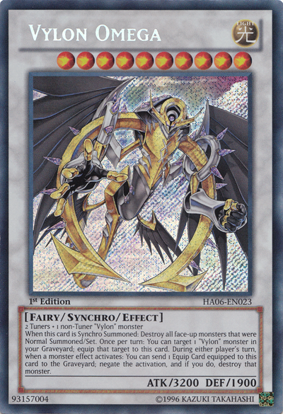 Vylon Omega [HA06-EN023] Secret Rare | Odin's Place