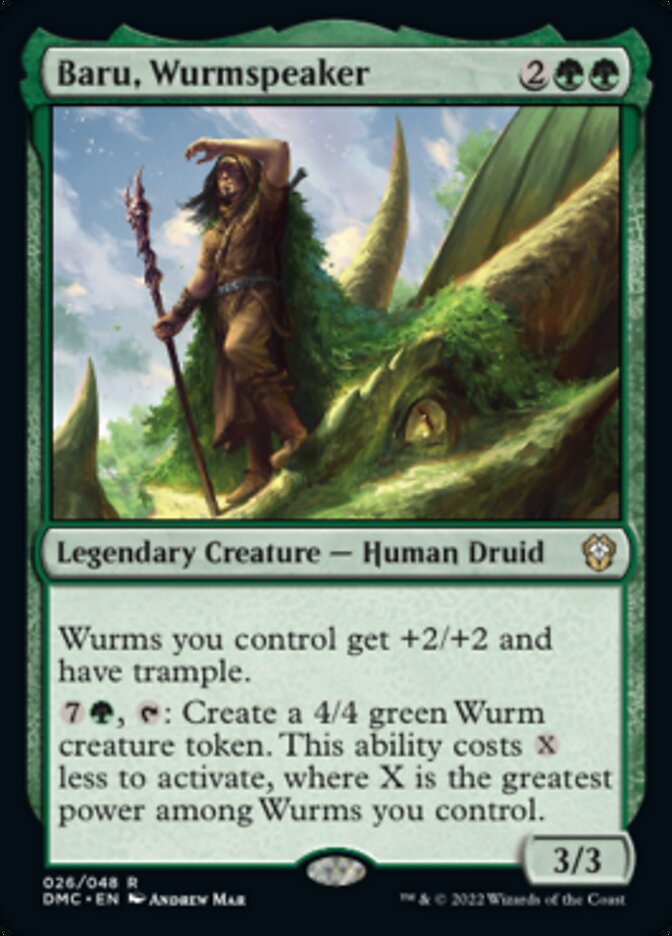 Baru, Wurmspeaker [Dominaria United Commander] | Odin's Place
