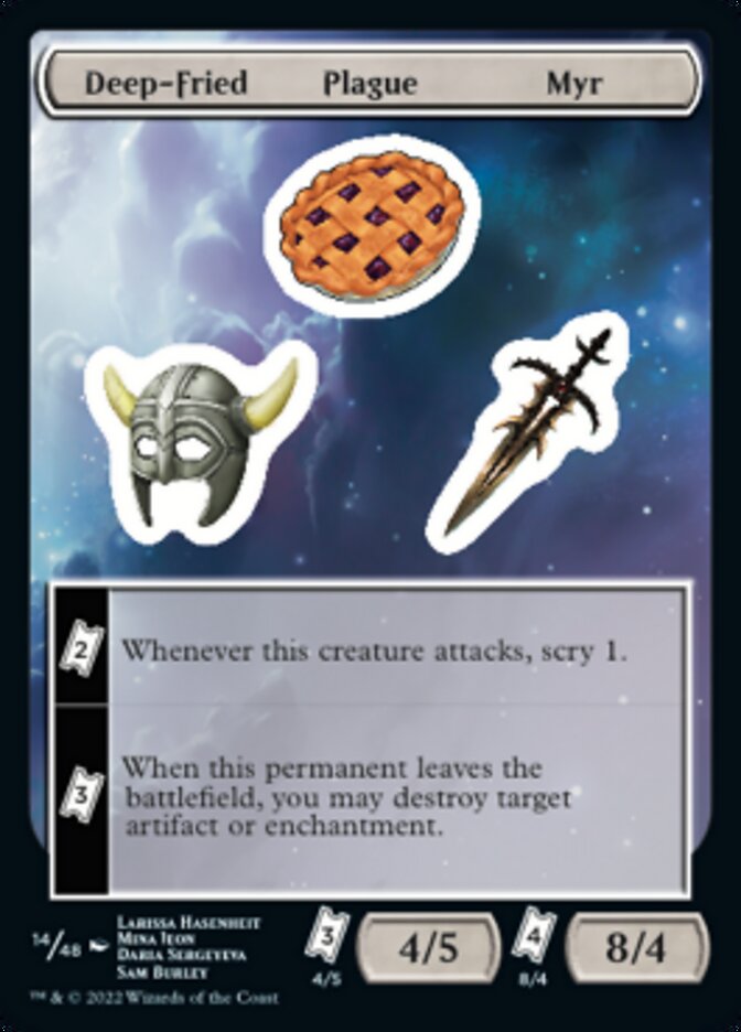 Deep-Fried Plague Myr [Unfinity Stickers] | Odin's Place