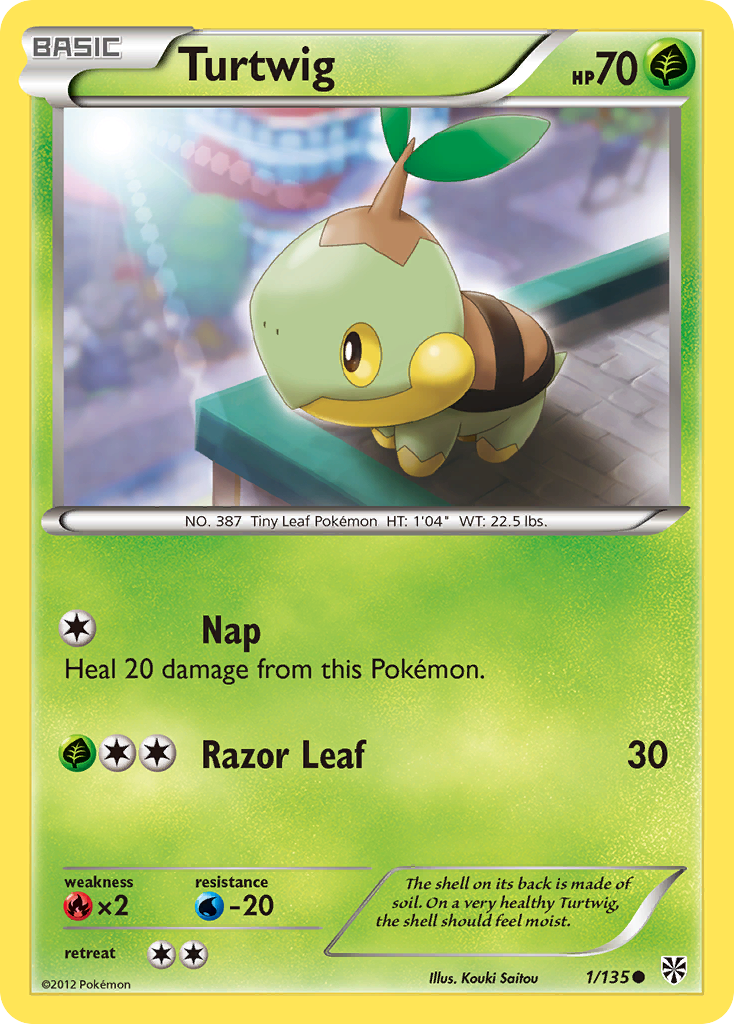 Turtwig (1/135) [Black & White: Plasma Storm] | Odin's Place