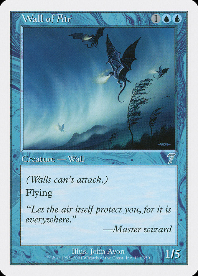 Wall of Air (111) [Seventh Edition] | Odin's Place