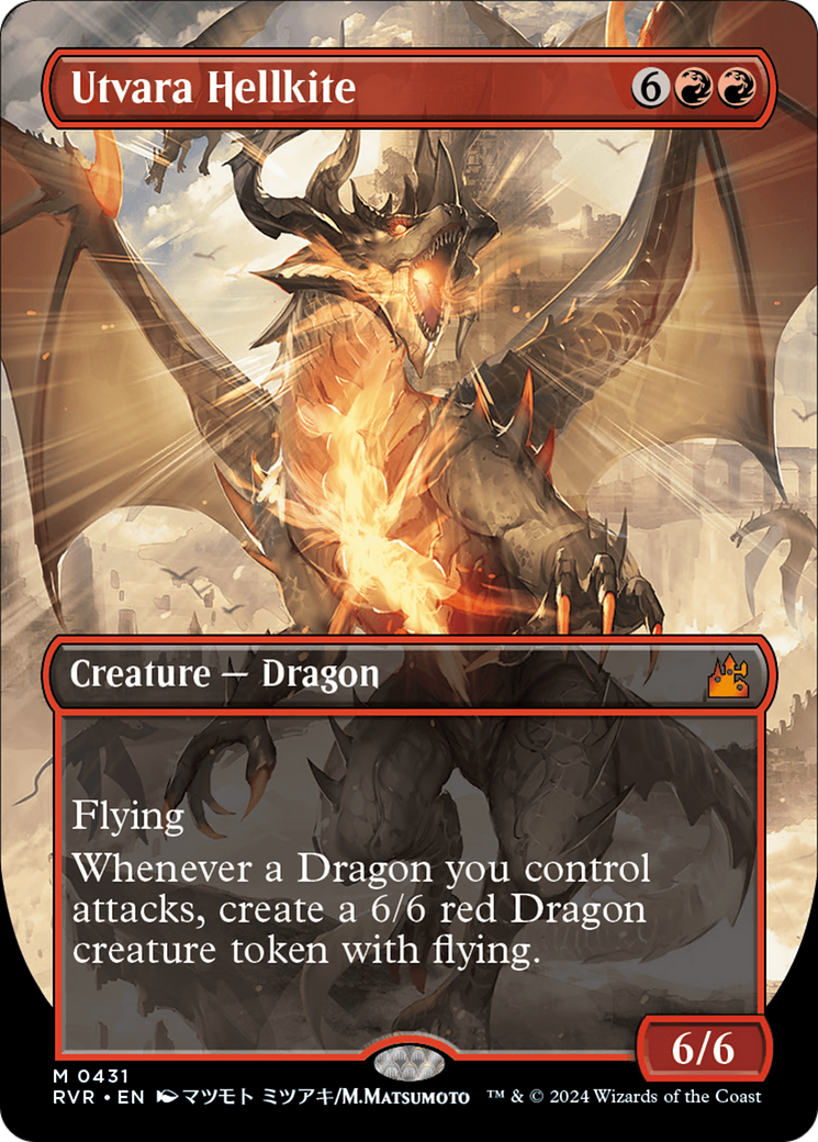 Utvara Hellkite (Anime Borderless) [Ravnica Remastered] | Odin's Place