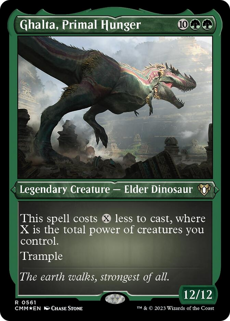 Ghalta, Primal Hunger (Foil Etched) [Commander Masters] | Odin's Place