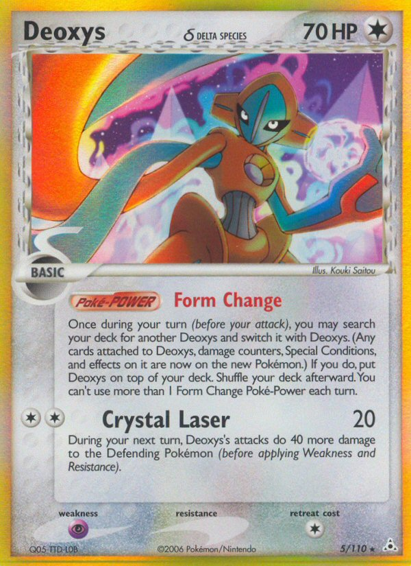 Deoxys (5/110) (Delta Species) [EX: Holon Phantoms] | Odin's Place
