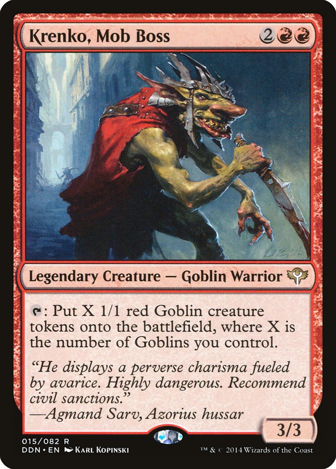 Krenko, Mob Boss (15) [Duel Decks: Speed vs. Cunning] | Odin's Place