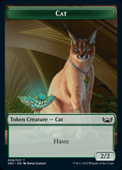 Cat // Wizard Double-Sided Token [Streets of New Capenna Tokens] | Odin's Place