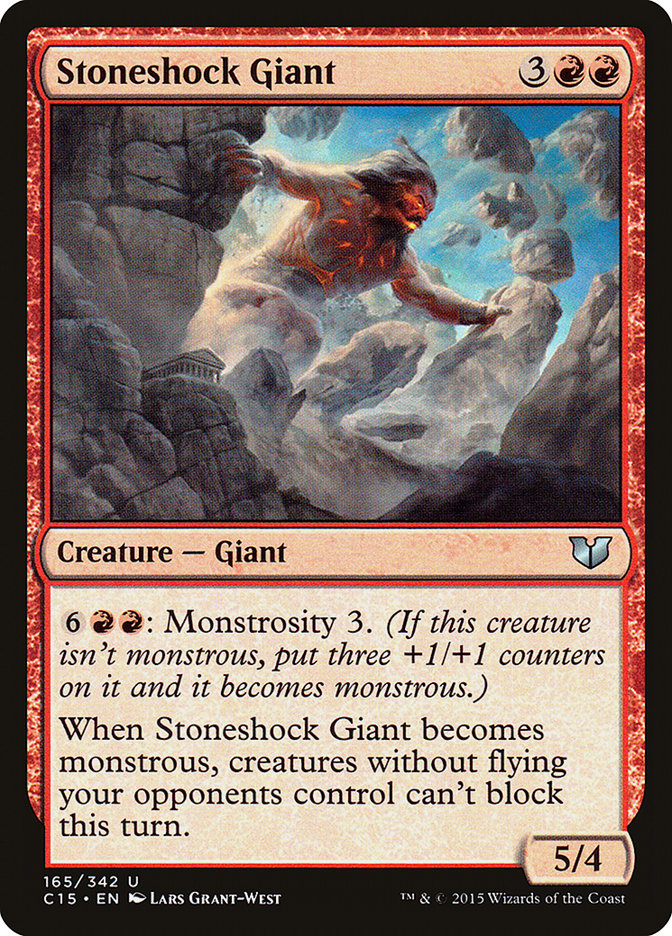 Stoneshock Giant (165) [Commander 2015] | Odin's Place