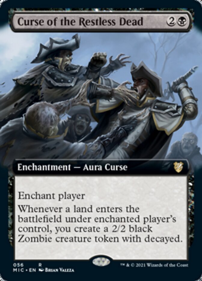 Curse of the Restless Dead (Extended Art) [Innistrad: Midnight Hunt Commander] | Odin's Place
