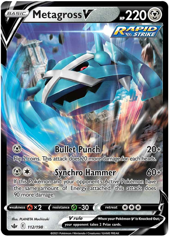 Metagross V (112/198) [Sword & Shield: Chilling Reign] | Odin's Place