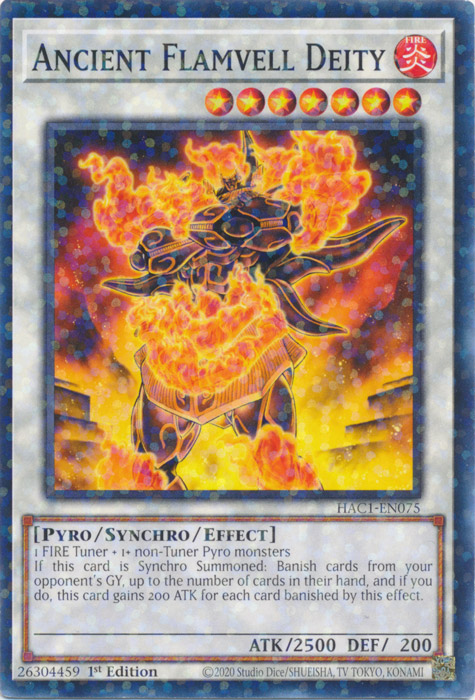Ancient Flamvell Deity (Duel Terminal) [HAC1-EN075] Parallel Rare | Odin's Place