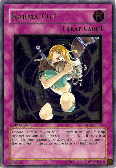 Karma Cut (UTR) [SOI-EN053] Ultimate Rare | Odin's Place