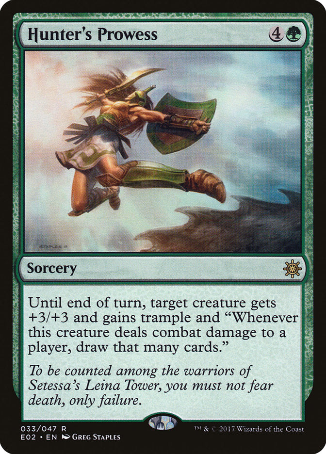 Hunter's Prowess (33) [Explorers of Ixalan] | Odin's Place