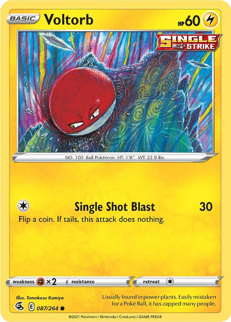 Voltorb (087/264) [Sword & Shield: Fusion Strike] | Odin's Place