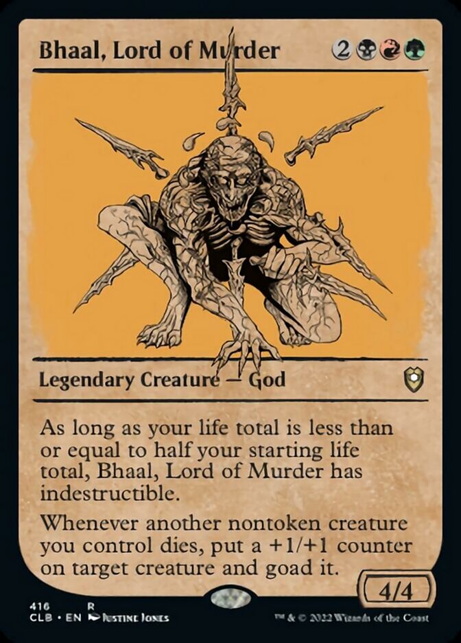 Bhaal, Lord of Murder (Showcase) [Commander Legends: Battle for Baldur's Gate] | Odin's Place