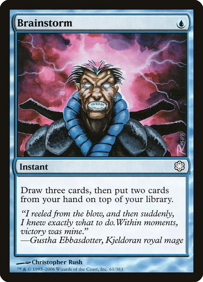 Brainstorm (61) [Coldsnap Theme Decks] | Odin's Place