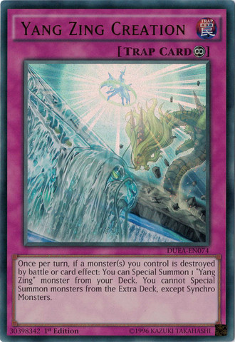 Yang Zing Creation [DUEA-EN074] Ultra Rare | Odin's Place