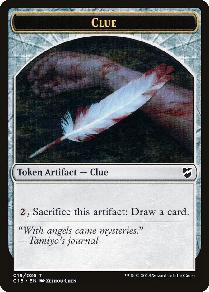 Clue Token [Commander 2018 Tokens] | Odin's Place