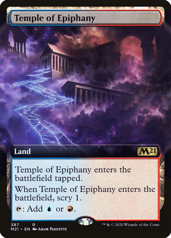 Temple of Epiphany (Extended Art) [Core Set 2021] | Odin's Place