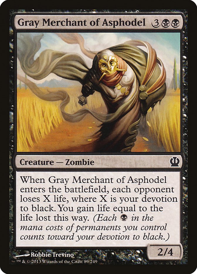 Gray Merchant of Asphodel (89) [Theros] | Odin's Place