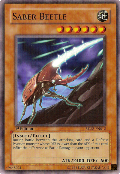 Saber Beetle [5DS2-EN012] Common | Odin's Place
