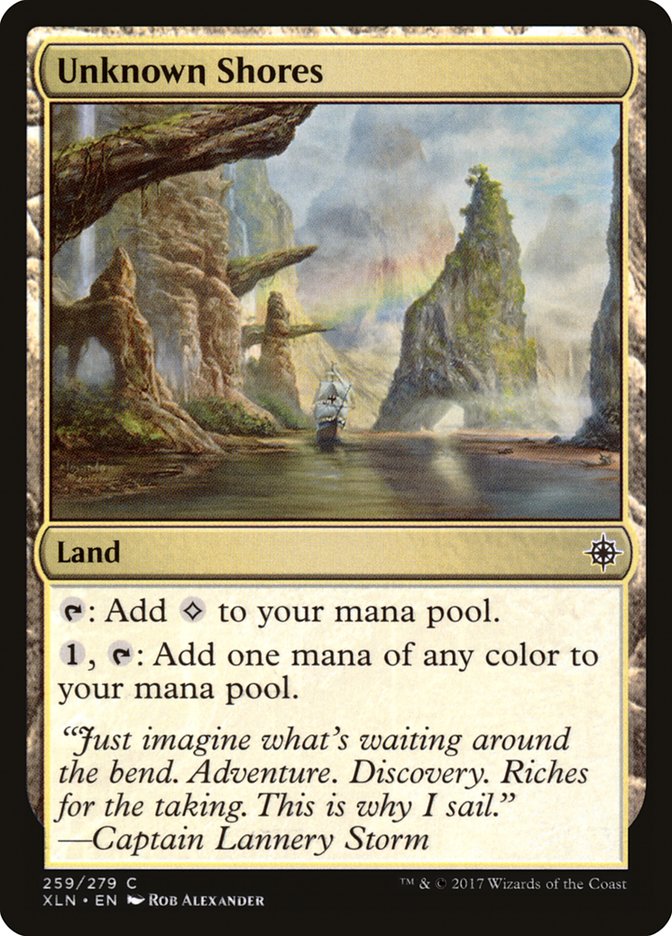 Unknown Shores (259) [Ixalan] | Odin's Place