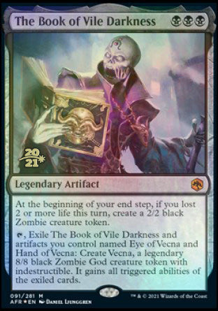 The Book of Vile Darkness [Dungeons & Dragons: Adventures in the Forgotten Realms Prerelease Promos] | Odin's Place