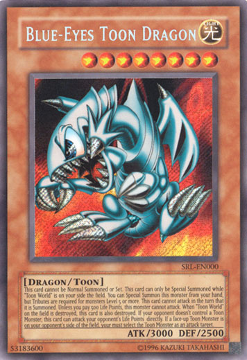 Blue-Eyes Toon Dragon [SRL-EN000] Secret Rare | Odin's Place